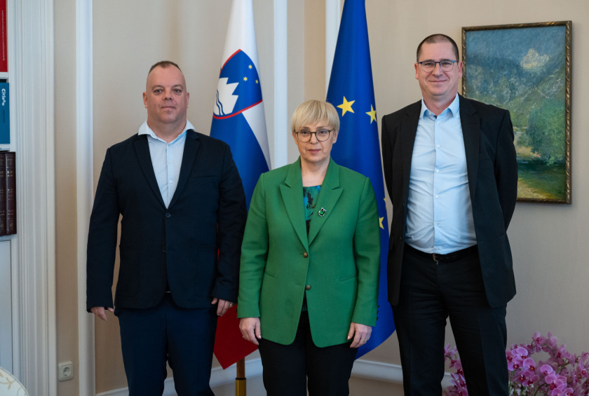 Predsednica se je sestala z vodstvom Transparency International Slovenia.  