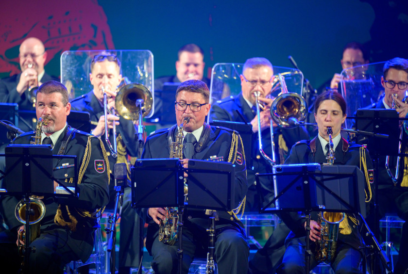 Big band orkestra Slovenske vojske.