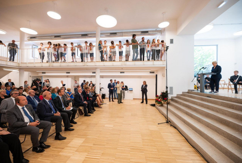 Govor predsednice republike v prenovljenem Narodnem domu v Svetem Ivanu pri Trstu