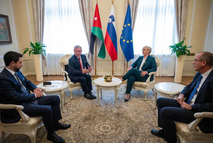 Pogovor med predsednico Pirc Musar in kraljem Abulahom II