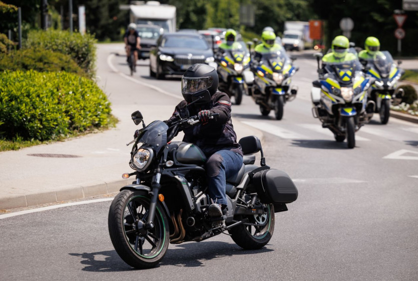 Predsednica republike natasa Pirc Musar je navdusena motoristka