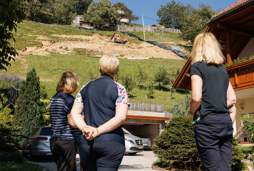 Seznanila se je tudi s potekom sanacije