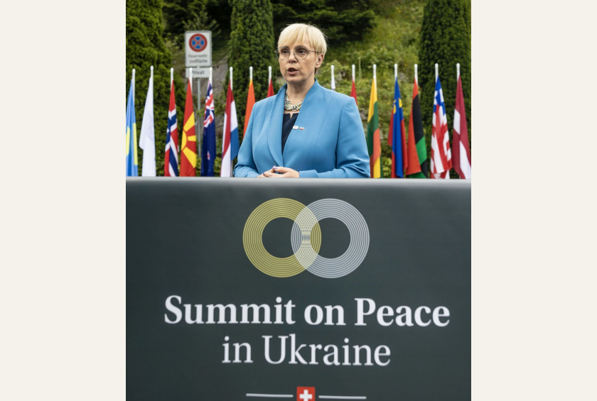 Udelezba predsednica na mirovnem vrhu o Ukrajini