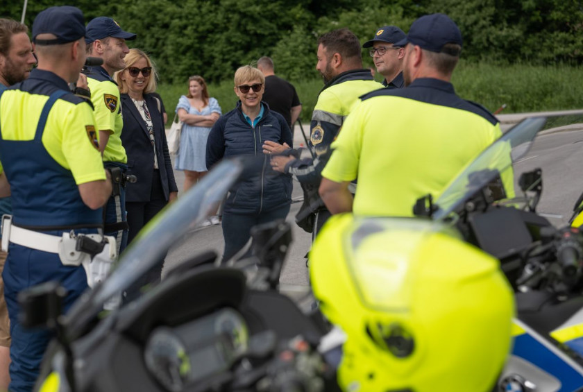 Udelezba predsednice republike na usposabljanju