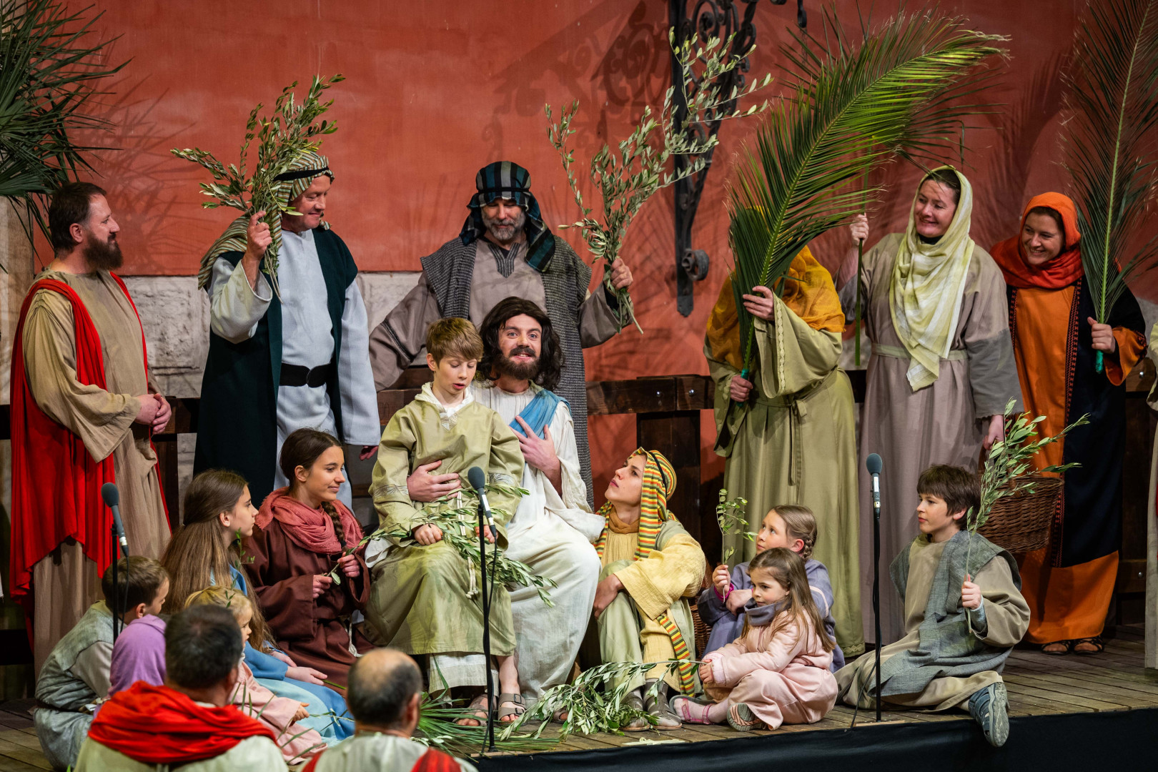 Prizor iz letošnje uprizoritve Škofjeloškega pasijona.