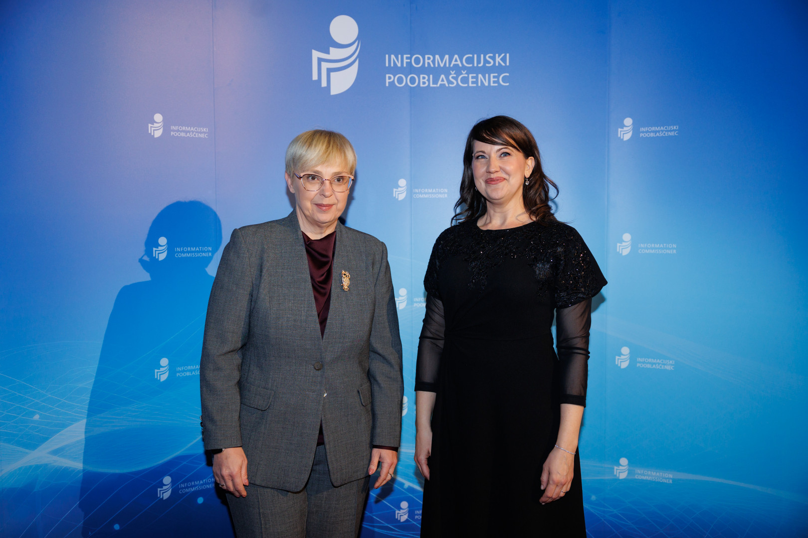 Predsednica Nataša Pirc Musar in informacijska pooblaščenka Jelena Burnik Virant.