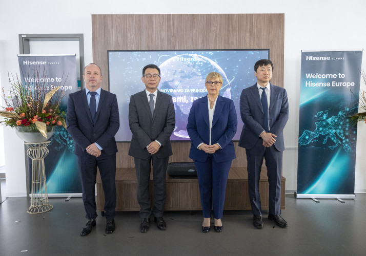Otvoritev Inovacijskega centra Hisense Europe v Velenju