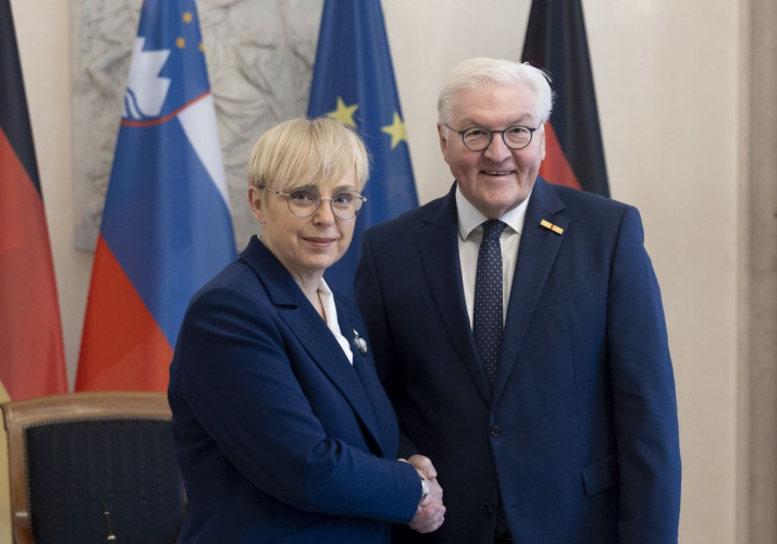 Predsednica Pirc Musar in predsednik Steinmeier