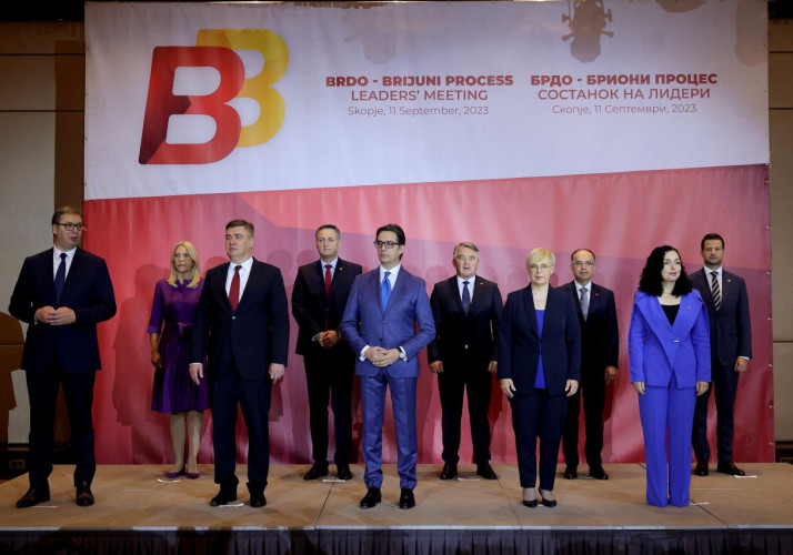 Skupinska fotografija predsednikov drzav Zahodnega Balkana