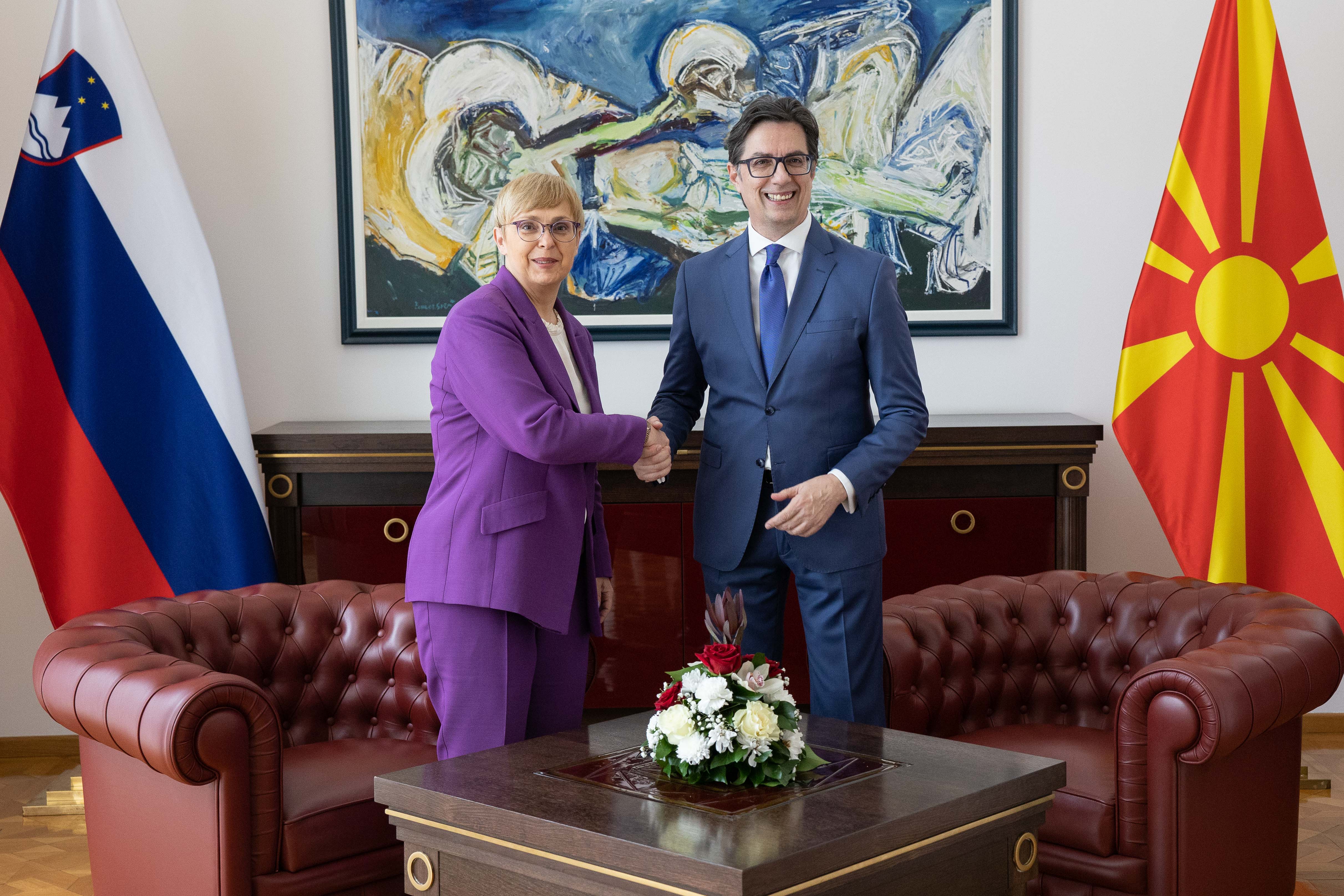 Srecanje s predsednikom Pendarovskim