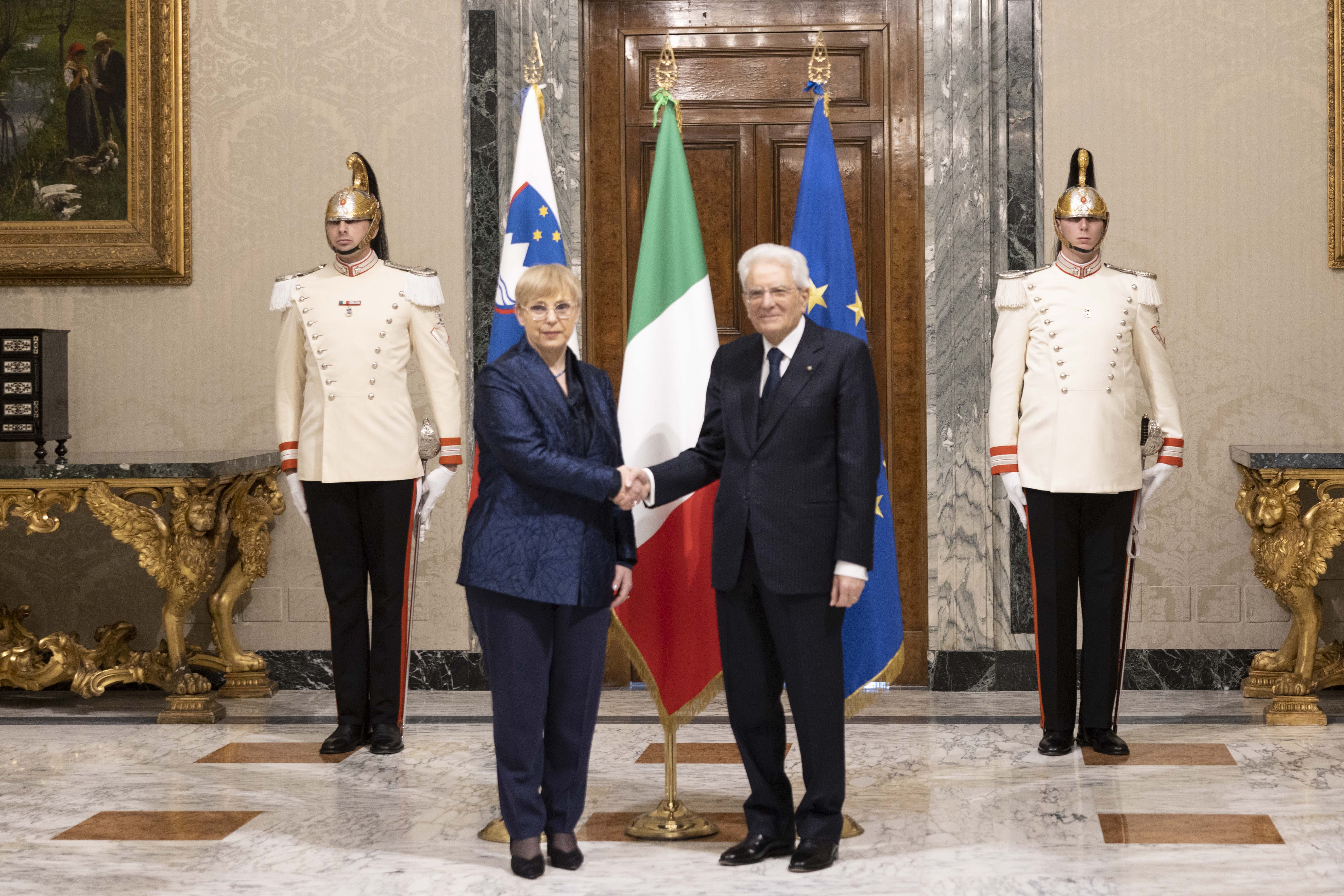 Uradni obisk pri predsedniku Italijanske republike