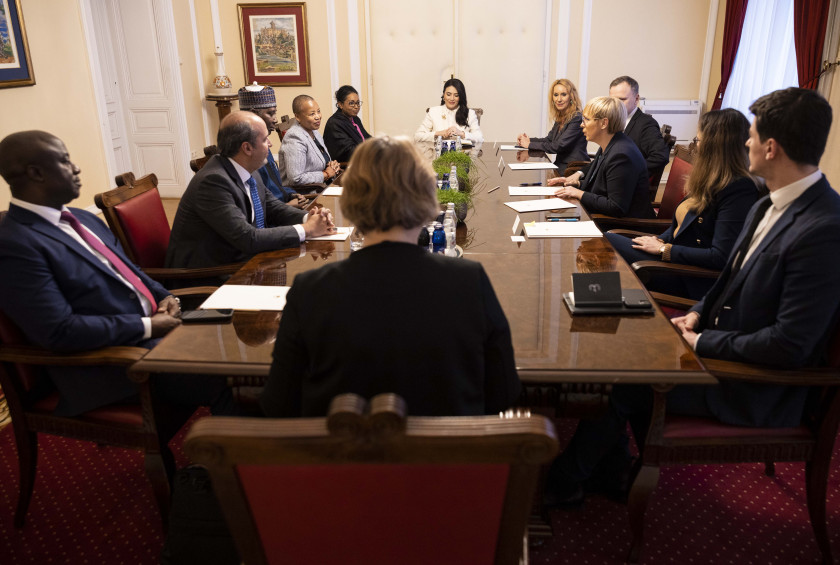 Predsednica Pirc Musar s stalnimi predstavniki afriških, srednjeameriških in karibskih držav o podnebni varnosti in enakopravnosti spolov 