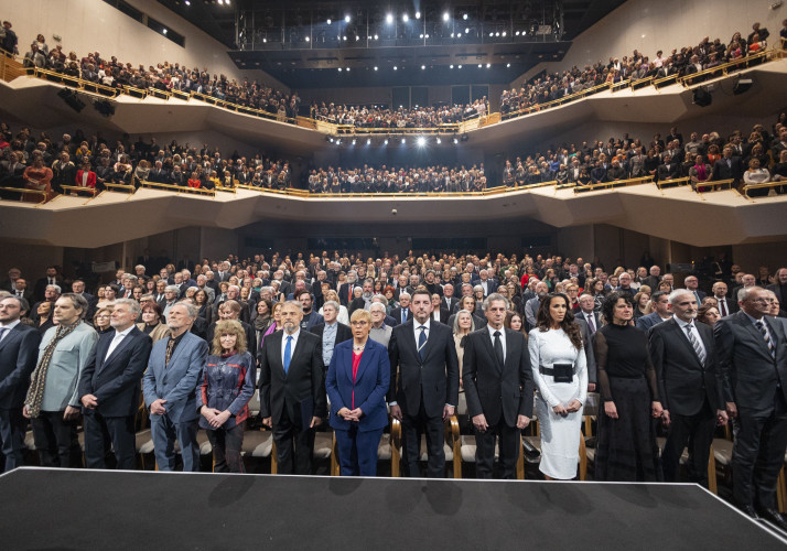 Državna proslava na predvečer slovenskega kulturnega praznika