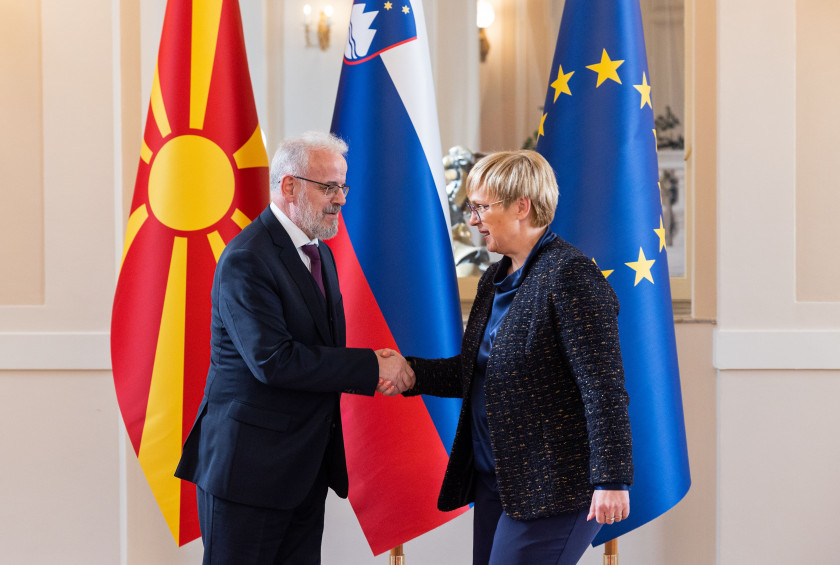 Predsednica Republike Slovenije Nataša Pirc Musar je sprejela predsednika Sobranja Republike Severne Makedonija mag. Talata Xhaferija.