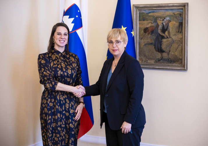 Predsednica republike na pogovor sprejela generalno državno odvetnico dr. Ano Kerševan