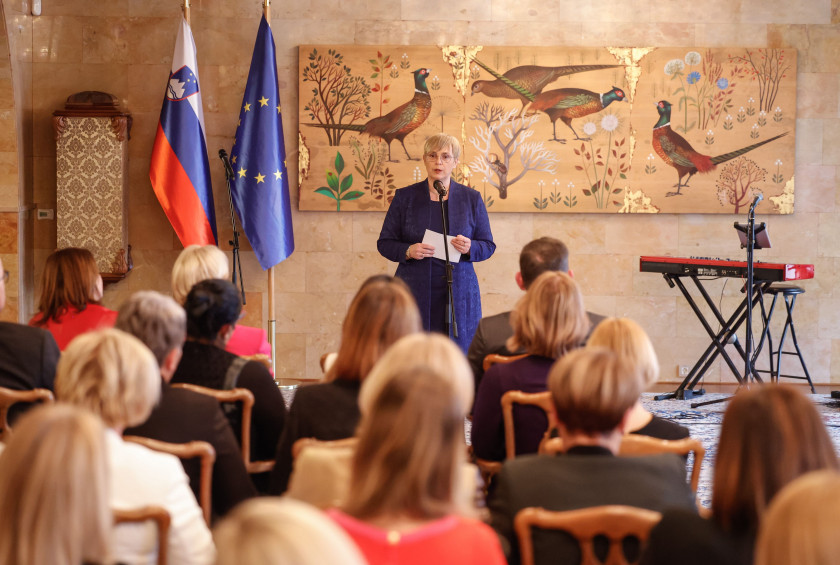 Govor predsednice republike na sprejemu ob mednarodnem dnevu žensk.