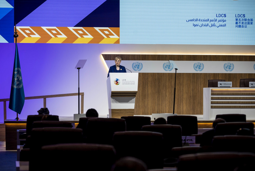 Govor predsednice republike na plenarnem zasedanju 5. konference OZN o najmanj razvitih državah