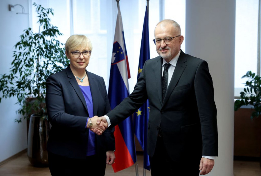 Predsednica republike in predsednik Sodnega sveta Vladimir Horvat