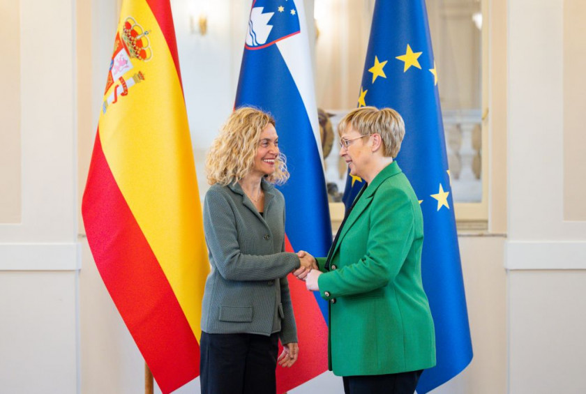 Predsednica republike je sprejela predsednico Kongresa poslancev Kraljevine Španije