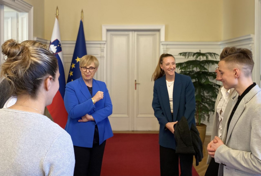 Sproščen klepet s športnicami