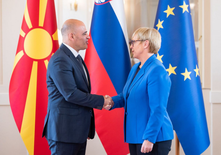 Predsednica republike je sprejela predsednika vlade Severne Makedonije