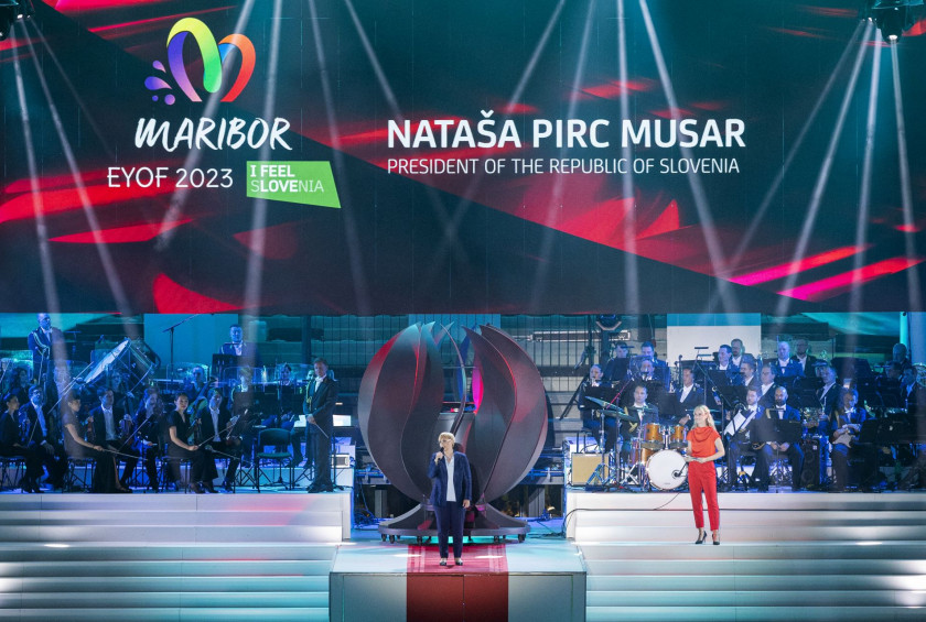 Slovesno odprtje Olimpijskega festivala evropske mladine v Mariboru