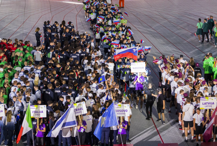 Slovesno odprtje Olimpijskega festivala evropske mladine v Mariboru