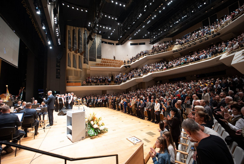 Slavnostna akademija ob 150-letnici organiziranega čebelarstva na Slovenskem.