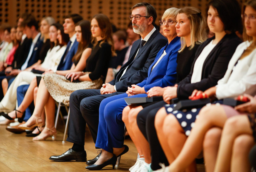 Sprejem za diamantne maturantke in maturante 2023.