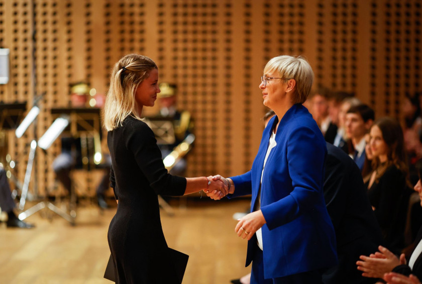 Sprejem za diamantne maturantke in maturante 2023.