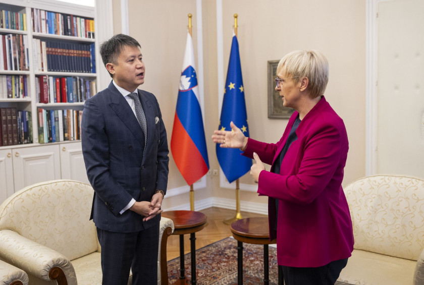 Predsednica republike je sprejela Darena Tanga, generalnega direktorja WIPO.