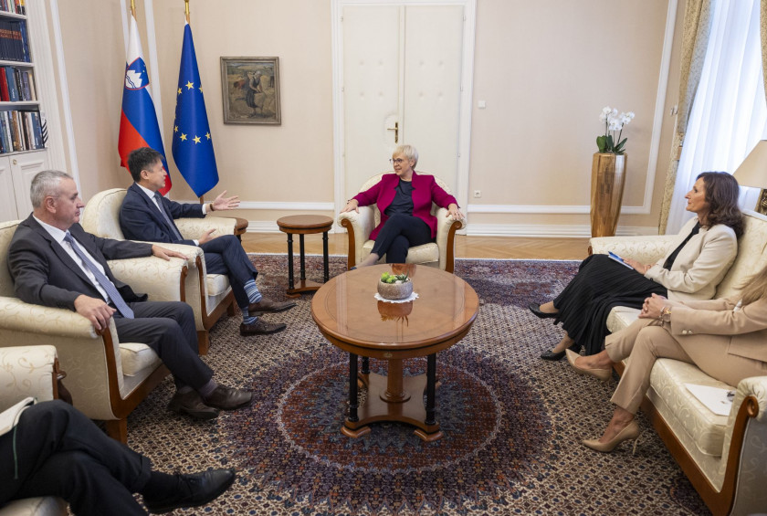 Predsednica republike je sprejela Darena Tanga, generalnega direktorja WIPO.