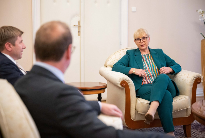 Sprejem predsednika in generalnega direktorja Obrtno-podjetniške zbornice Slovenije