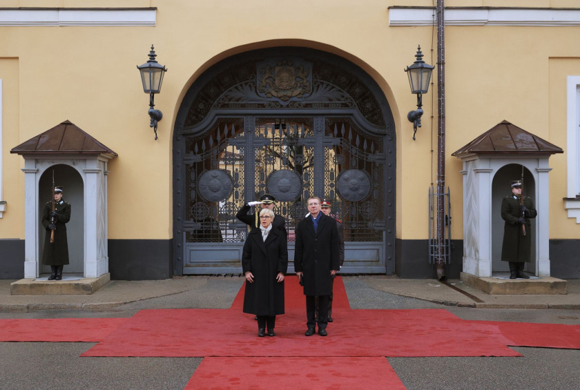 Uradni obisk v Republiki Latviji.
