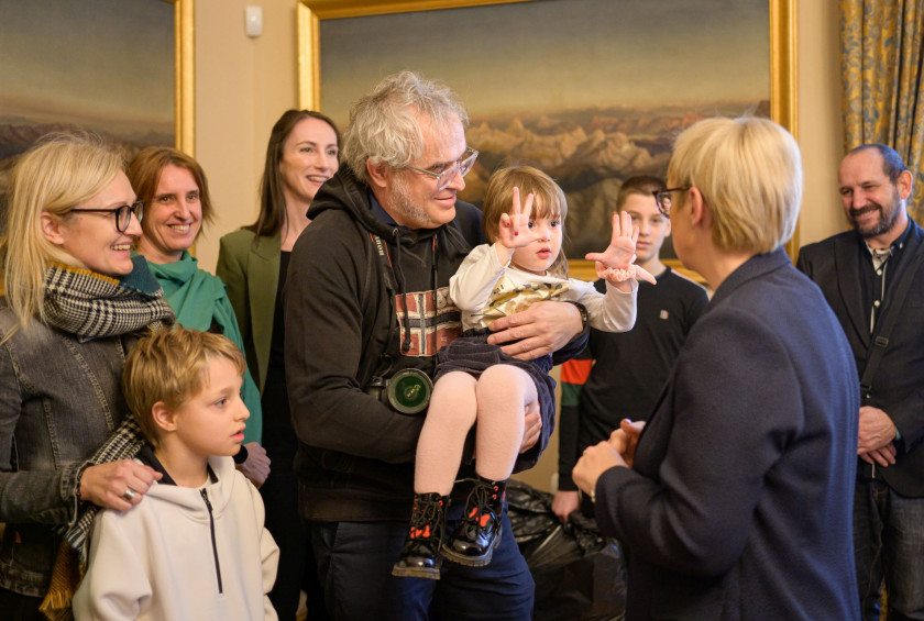 Dan samostojnosti in enotnosti v Predsedniški palači.