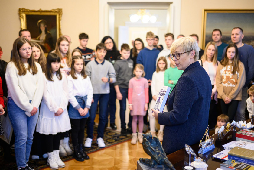 Dan samostojnosti in enotnosti v Predsedniški palači.