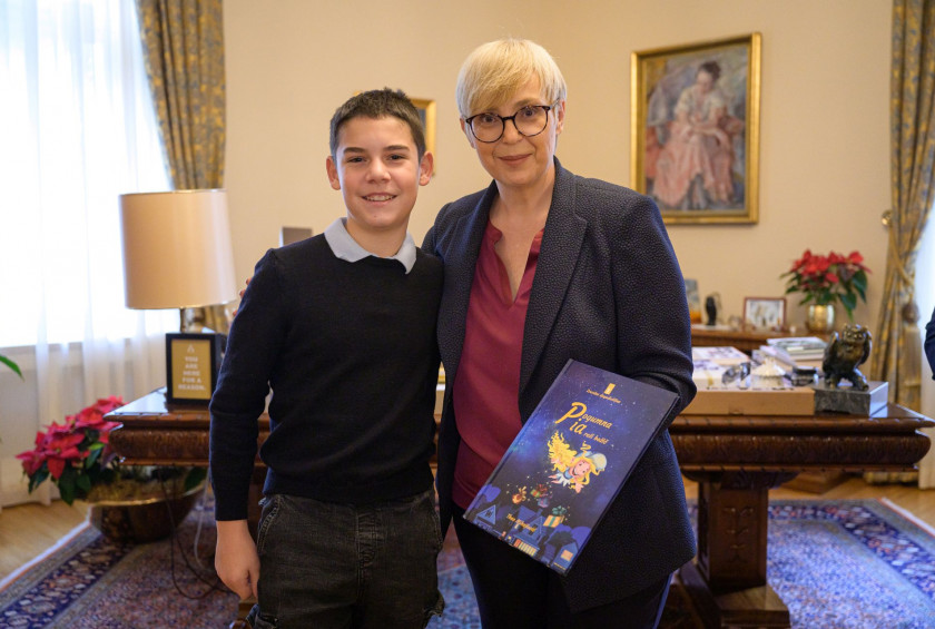 Dan samostojnosti in enotnosti v Predsedniški palači.