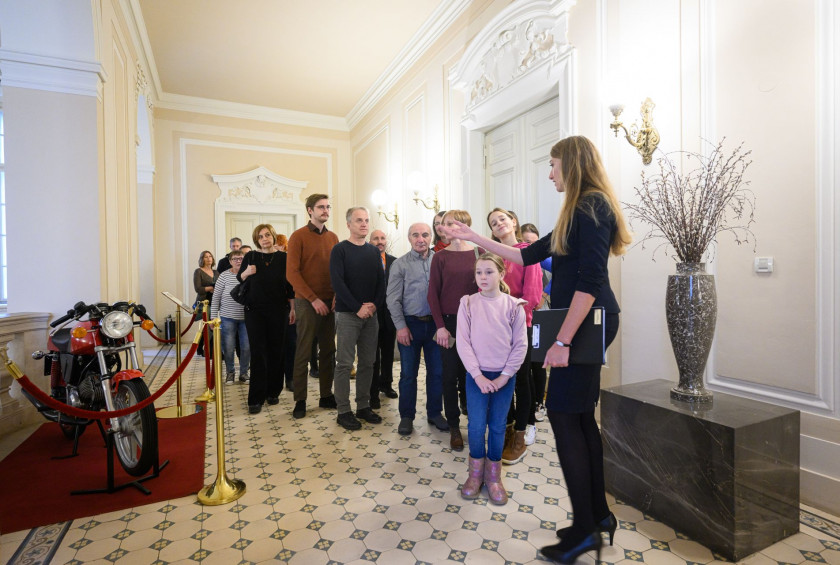 Dan samostojnosti in enotnosti v Predsedniški palači.