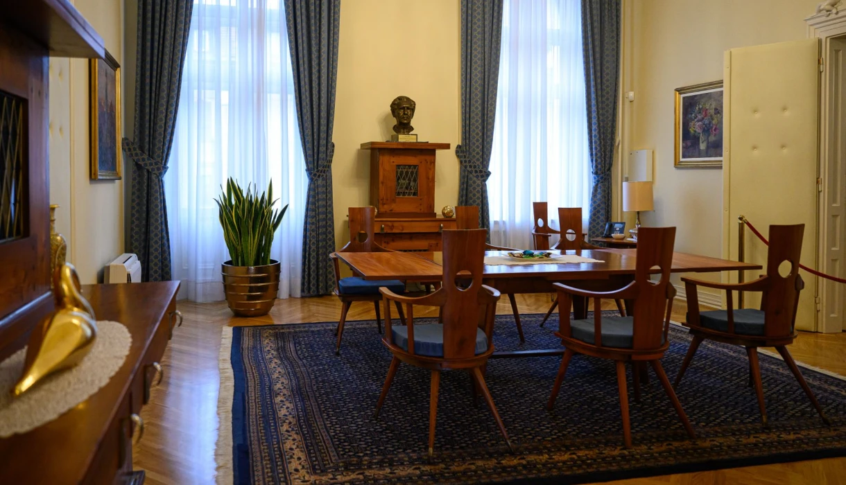 Dan samostojnosti in enotnosti v Predsedniški palači.