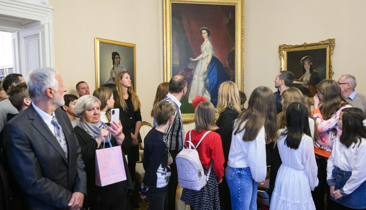 Dan samostojnosti in enotnosti v Predsedniški palači.