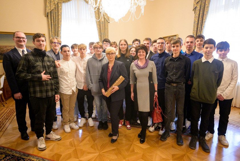 Dan samostojnosti in enotnosti v Predsedniški palači.