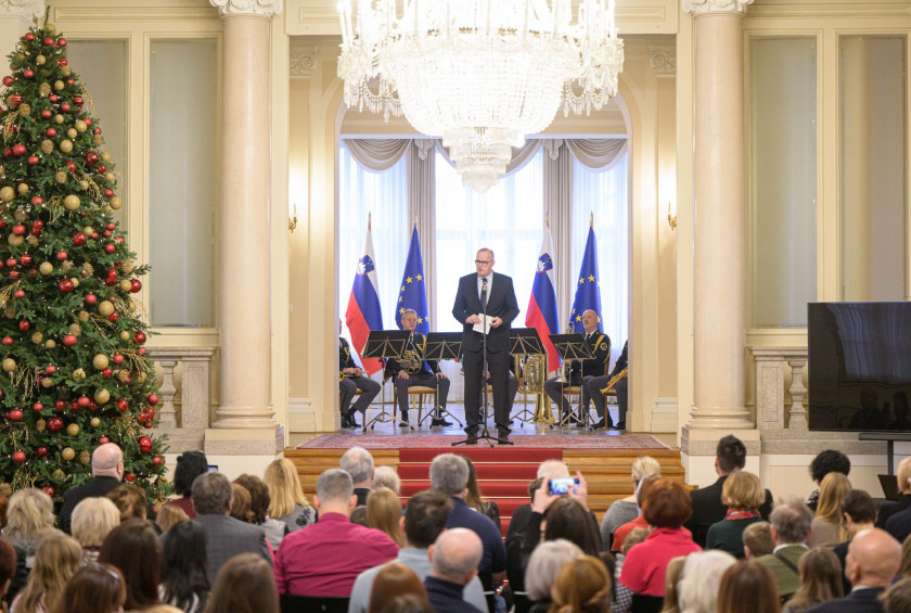 Dan samostojnosti in enotnosti v Predsedniški palači.