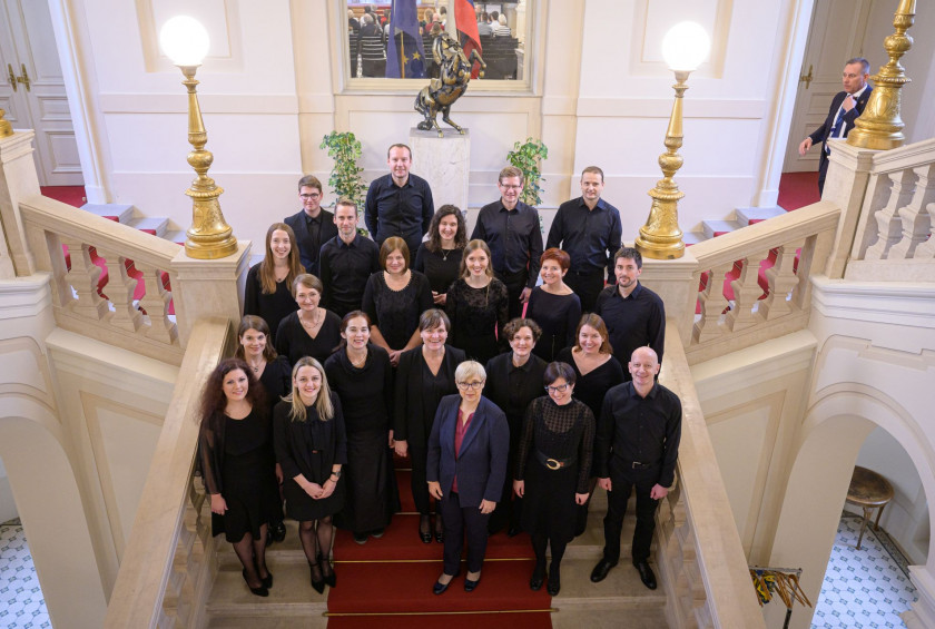 Dan samostojnosti in enotnosti v Predsedniški palači.