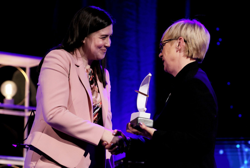 Predsednica republike na januarskem srečanju Združenja Manager.