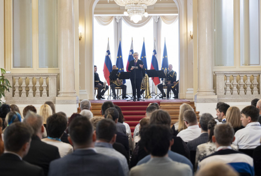 Predsednica republike je sprejela delegacijo Specialne olimpiade Slovenije.