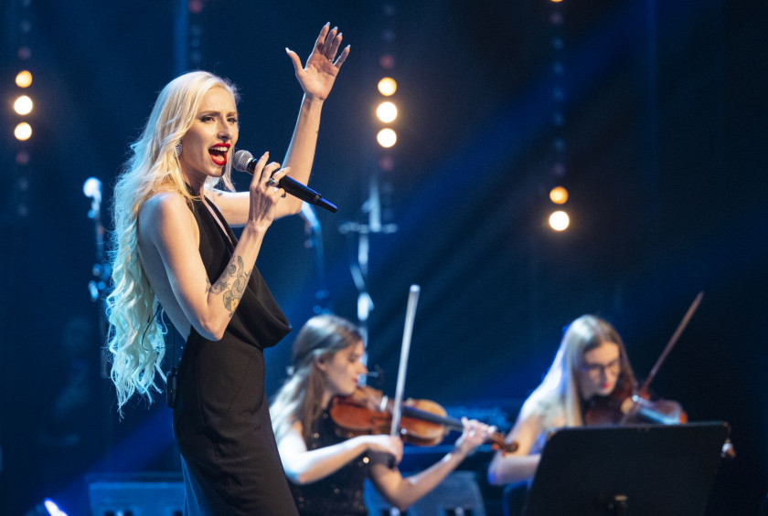 Sklepna prireditev izbora Slovenka leta 2023.