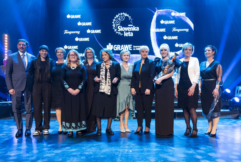 Sklepna prireditev izbora Slovenka leta 2023.