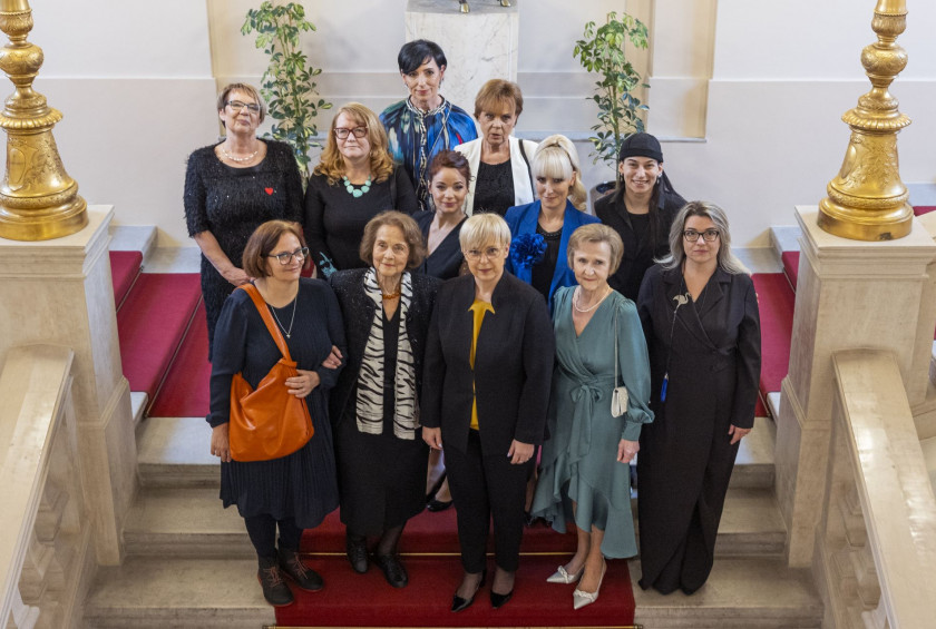 Sprejem kandidatk za Slovenko leta 2023 pri predsednici Republike Slovenije.