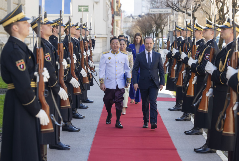 Predaja poverilnih pisem predsednici Republike Slovenije.