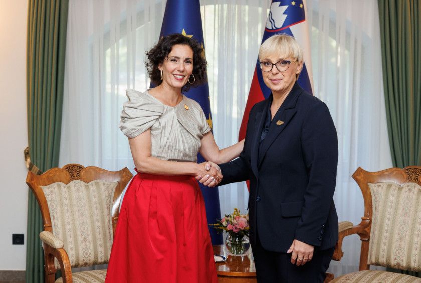 Evropska komisarka za pripravljenost in enakost Hadjo Lahbib